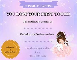 Image result for Tooth Fairy Cards Printable