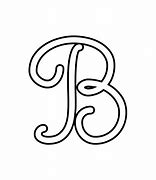 Image result for Cursive Alphabet Letter B