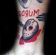 Image result for Jason Face Tattoo