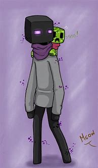 Image result for Minecraft Enderman Fan Art Cute