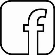 Image result for Facebook Icon Black White