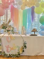 Image result for Rainbow Baby Shower Signs