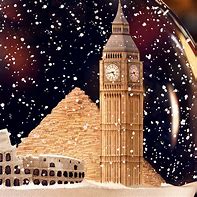 Image result for Rudolph Snow Globe