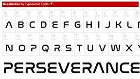 Image result for NASA Worm Font