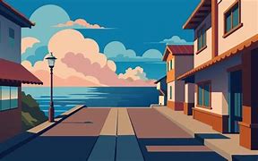 Image result for Anime Street Top View