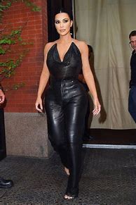 Image result for Kim Kardashian Leather