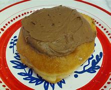 Image result for Chocolate Bavarian Cream Donut