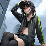 Image result for Tomboy Anime Girl Hair