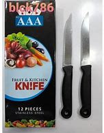 Image result for Kitchen Knife Black Handle