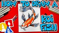 Image result for Draw a Koi Fish