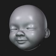 Image result for Free 3D Model of Baby Head