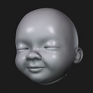 Image result for Baby Head 3D Model