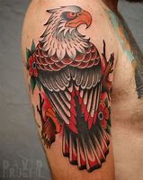 Image result for Traditional Eagle Flag Tattoo