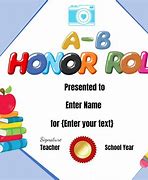 Image result for Honor Roll Paper