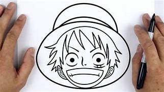 Image result for Easy Simple Luffy Drawing