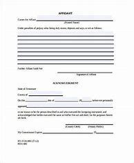 Image result for VA Affidavit Form