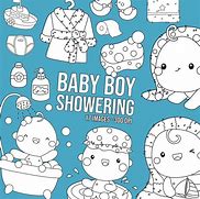 Image result for Baby Boy SVG Black and White