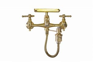 Image result for wall mount kitchen sink faucets with sprayer