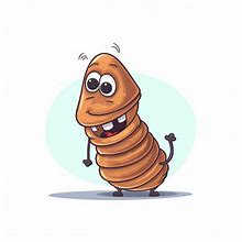 Image result for Tapeworm Cartoon