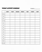 Image result for Activity Chart Template