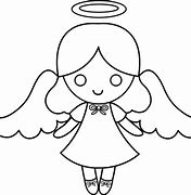 Image result for Female Angel Line Art