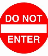 Image result for Do Not Enter One Way Traffic