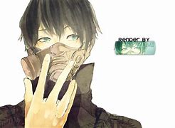 Image result for Anime Boy with Gas Mask