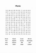 Image result for Picnic Word Jumble