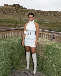 Image result for Kourtney Kardashian Knee High Boots