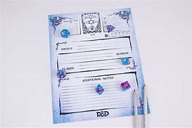 Image result for Wizard Character Sheet 5E