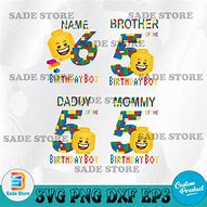 Image result for LEGO Birthday Shirts SVG