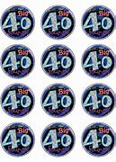 Image result for 40th Cupcake Toppers