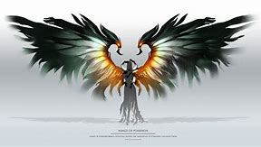 Image result for Angel Character Concept Shadow Wings