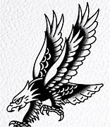 Image result for Eagle Tattoo Outline Flag