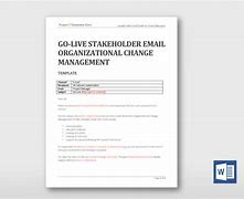 Image result for Project Go Live Email Message