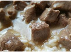 Image result for Stewed Beef Strips and Rice