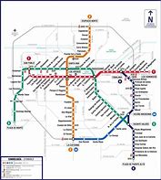 Image result for Santiago Metro Map