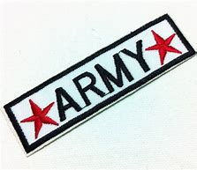 Image result for Army Star Patch