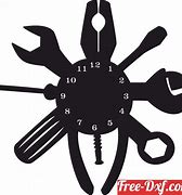 Image result for Tools Clock DXF