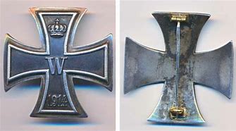 Image result for WW2 Iron Cross 1Nd Class WW1