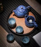 Image result for Funky Blue Tea Set Picture