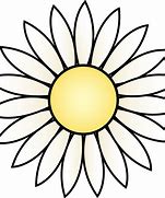 Image result for Simple Daisy Flower Clip Art