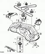 Image result for John Deere X380 Mower Deck Belt Diagram