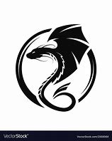 Image result for Circle Dragon Silouhette