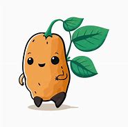 Image result for Cartoon Image of Yam Bean