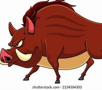 Image result for Angry Boar Cartoon