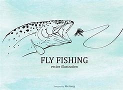 Image result for Fly Fishing Illustration