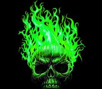 Image result for Green Skull Art