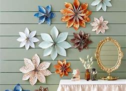 Image result for Paper Flower Wall Display