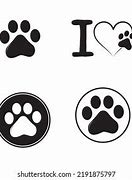 Image result for Gold Paw Print Black Background